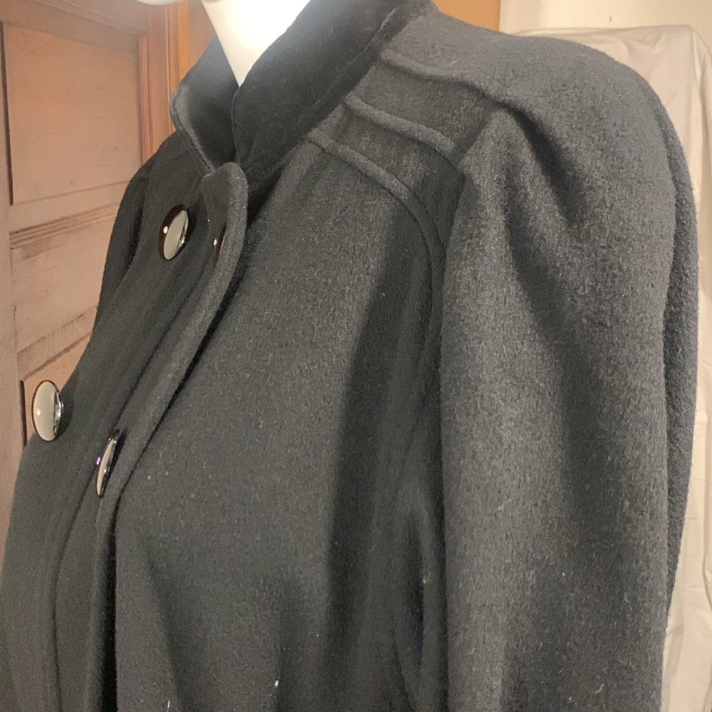 MANSFIELD ENGLAND  VICTORIAN EDWARDIAN CASHMERE BLEND COAT VELVET HOLIDAYS
